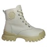 Ботинки женские кожаные IT TS A 827-8 кожа beige мех