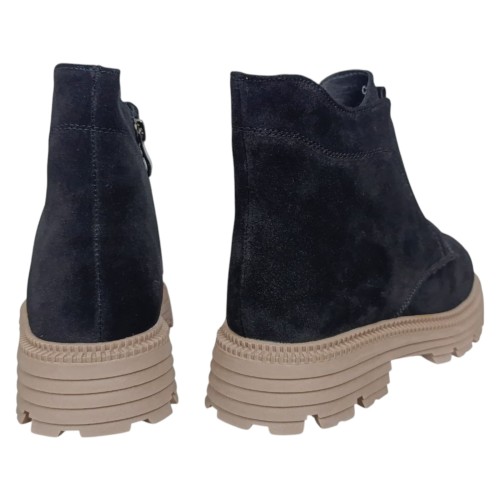 Ботинки женские замшевые KDSL C709 13 1 черный мех