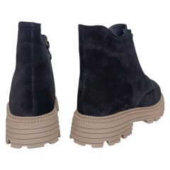 Ботинки женские замшевые KDSL C709 13 1 черный мех