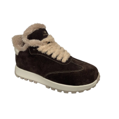 Кроссовки женские замшевые DITAS MKM 12 25 шоколадный мех