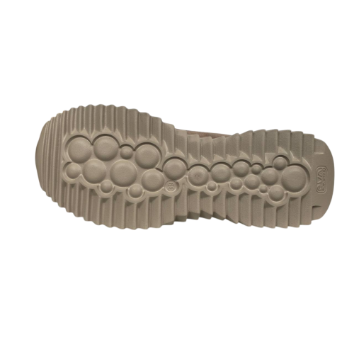 Кроссовки женские замшевые SCORPION 3604/43 бежевые текстильные 