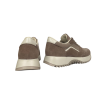 Кроссовки женские замшевые SCORPION 3604/43 бежевые текстильные 