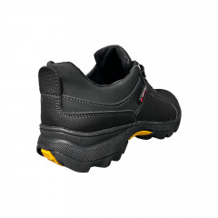 Кроссовки Мужские кожаные LORD 101 черный