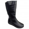 Чоботи жіночі шкіряні ROMAX 525 чорний 4403 хутро 