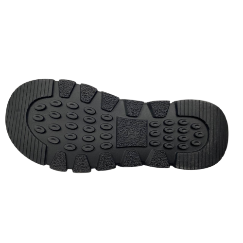 Ботинки женские замшевые ALLSY 203591(76563-136) черный мех