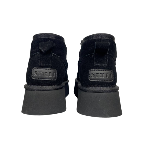 Угги жіночі замшеві UGG 260-1 чорні хутро