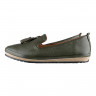 Балетки Женские кожаные KEMER 859 хаки