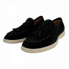 Лоферы Мужские замшевые U.SPIRIT 8033 черный