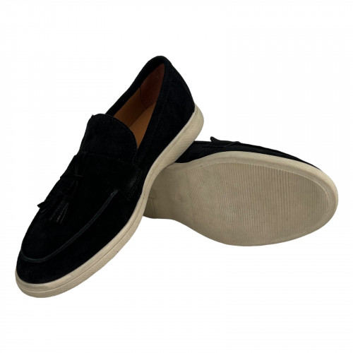 Лофери Чоловічі замшеві U.SPIRIT 8033 чорний