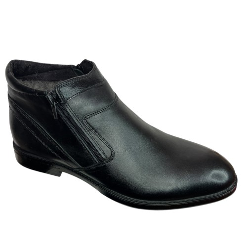 Черевики чоловічі шкіряні AVA 26 чорні хутро