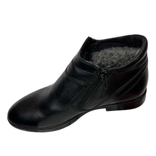 Черевики чоловічі шкіряні AVA 26 чорні хутро