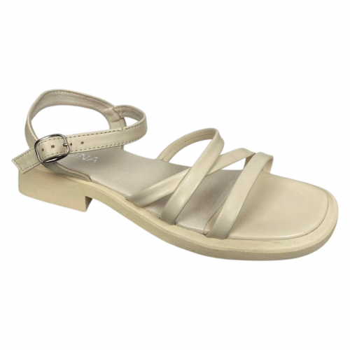 Босоножки женские кожаные ILONA 478/517 04 бежевые