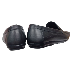 Мокасины мужские кожаные ATO 125-1 01 черные