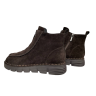Ботинки женские замшевые ALLSY 203590(76563-1342)коричневый мех