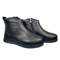 Ботинки женские кожаные SPRINGER 602 черные байки