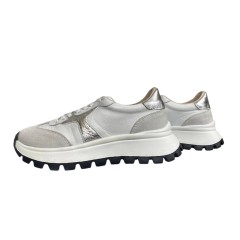 Женские кроссовки кожаные ATO 225 05 белые