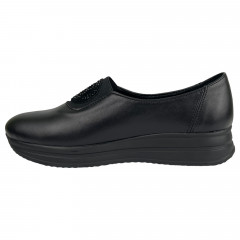 Лоферы Женские кожаные U.SPIRIT 1020 черный