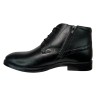 Ботинки мужские кожаные AVA 63 черный мех