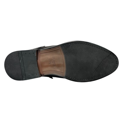 Ботинки мужские кожаные AVA 63 черный мех