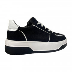 Кроссовки женские замшевые CAMELLIA 14/01 черные