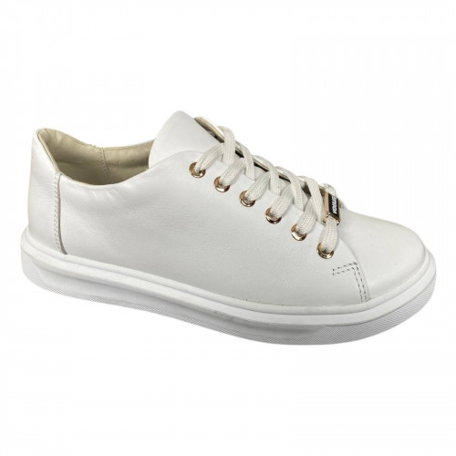 Кеды женские кожаные MASIS 9049 белые