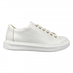 Кеды женские кожаные MASIS 9049 белые