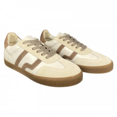 Кеды женские кожаные LUSI 42 04 бежевые