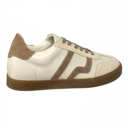 Кеды женские кожаные LUSI 42 04 бежевые