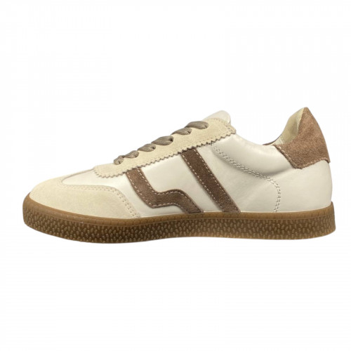 Кеды женские кожаные LUSI 42 04 бежевые