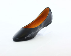 Балетки Женские кожаные CLAIRE 315 черный