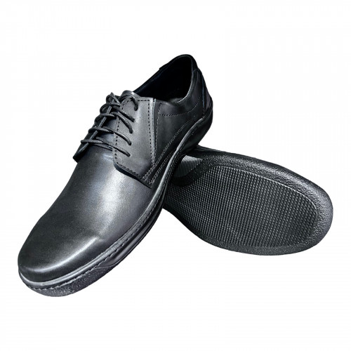 Туфли Мужские кожаные NIKE 4 шнурок