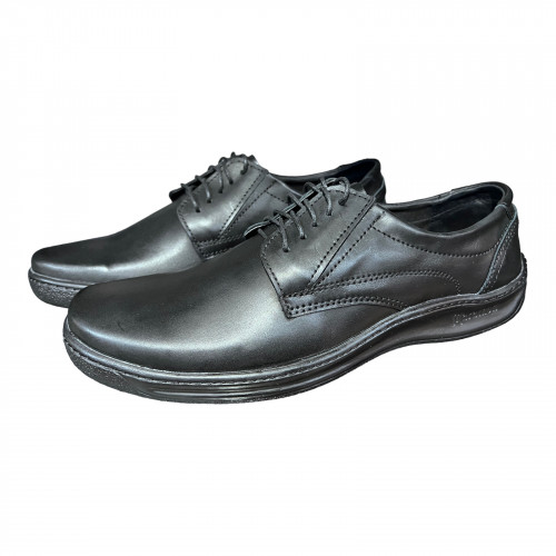 Туфли Мужские кожаные NIKE 4 шнурок