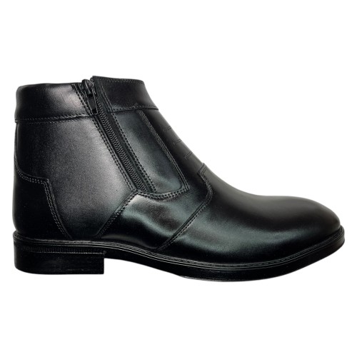 Ботинки мужские кожаные AVA 38 черный мех