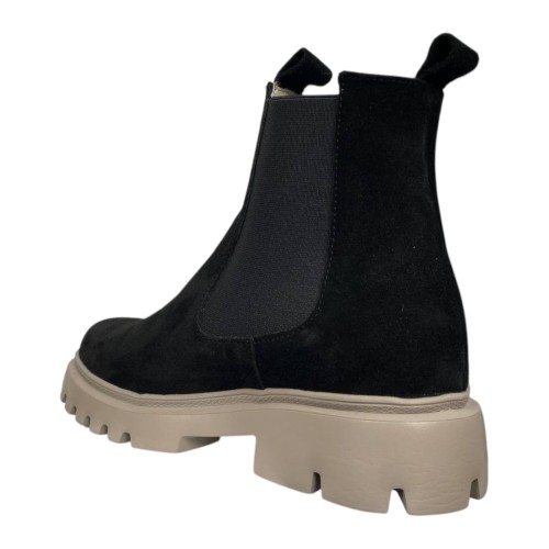 Ботинки женские замшевые LONYS 04/6 04 челси черные байка