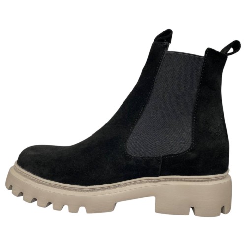 Ботинки женские замшевые LONYS 04/6 04 челси черные байка