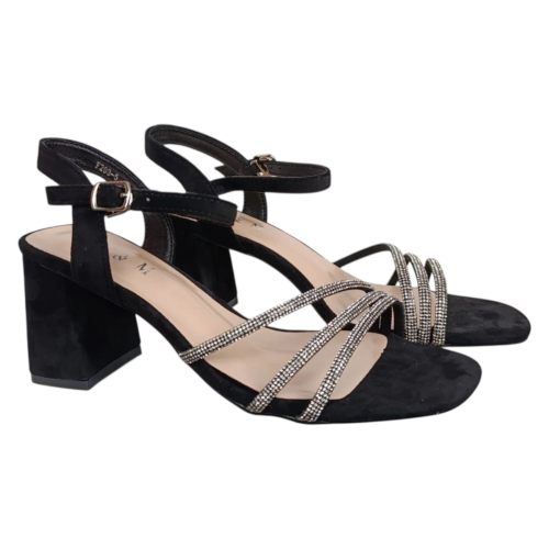 Босоніжки жіночі замшеві ANKARA F203-5 чорні