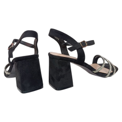 Босоніжки жіночі замшеві ANKARA F203-5 чорні