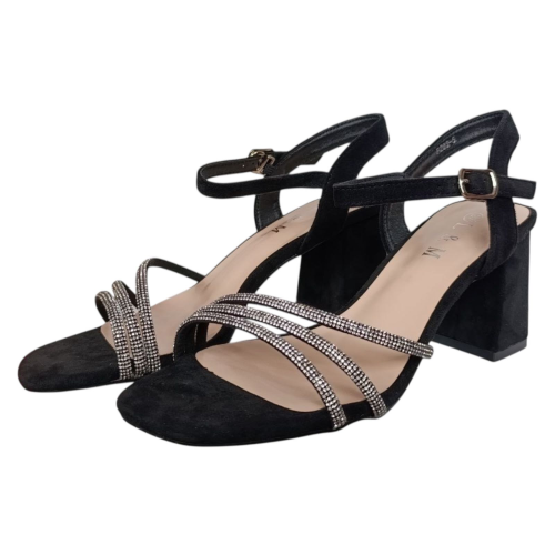 Босоніжки жіночі замшеві ANKARA F203-5 чорні