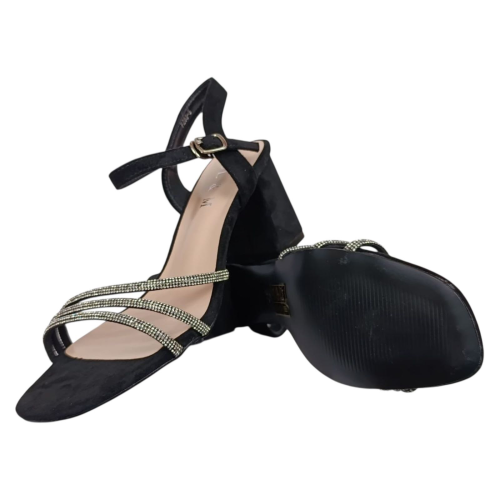 Босоніжки жіночі замшеві ANKARA F203-5 чорні