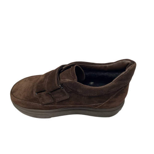 Черевики жіночі замшеві FOOT STEP 533 25 коричневі хутро