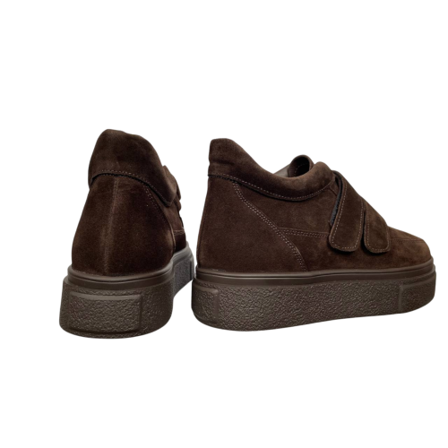 Черевики жіночі замшеві FOOT STEP 533 25 коричневі хутро