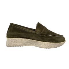 Мокасини жіночі замшеві ANNA LUCCI 991-01 М5 хакі 