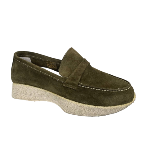 Мокасини жіночі замшеві ANNA LUCCI 991-01 М5 хакі 