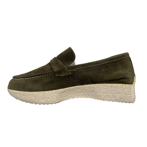 Мокасини жіночі замшеві ANNA LUCCI 991-01 М5 хакі 