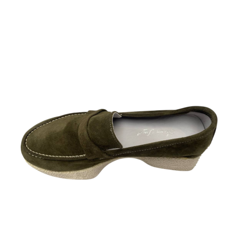 Мокасини жіночі замшеві ANNA LUCCI 991-01 М5 хакі 