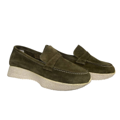 Мокасини жіночі замшеві ANNA LUCCI 991-01 М5 хакі 