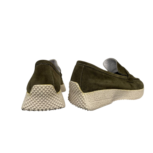 Мокасини жіночі замшеві ANNA LUCCI 991-01 М5 хакі 