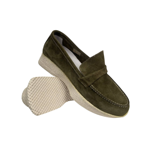 Мокасини жіночі замшеві ANNA LUCCI 991-01 М5 хакі 