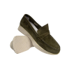Мокасини жіночі замшеві ANNA LUCCI 991-01 М5 хакі 