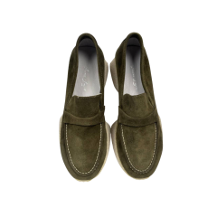 Мокасини жіночі замшеві ANNA LUCCI 991-01 М5 хакі 